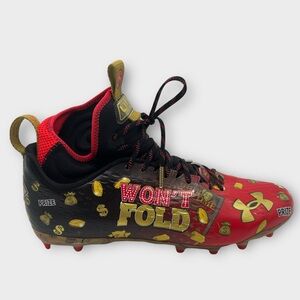 RARE Under Armour UA Spotlight MC LE Jackpot Football Cleats 3025121-600 Size 13